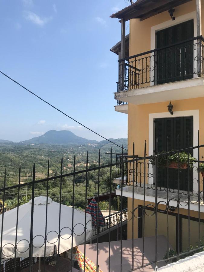 Schoenes Familienappartement In Pelekas, Corfu Mit Meerblick מראה חיצוני תמונה