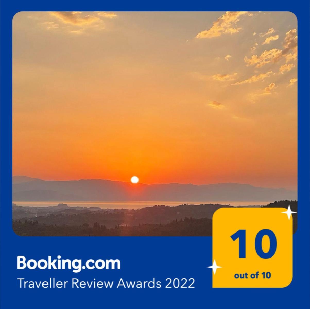 Schoenes Familienappartement In Pelekas, Corfu Mit Meerblick מראה חיצוני תמונה